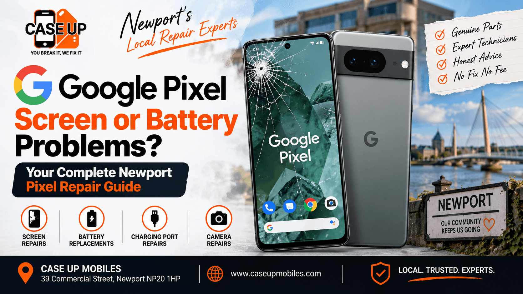 Google Pixel Screen or Battery Problems? Your Complete Newport Repair Guide
