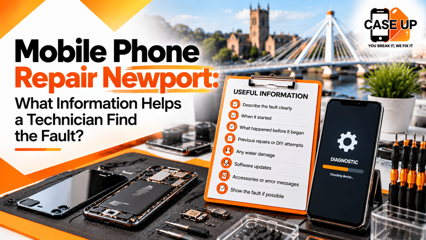 Mobile Phone Repair Newport: What Information Helps a Technician Find the Fault?
