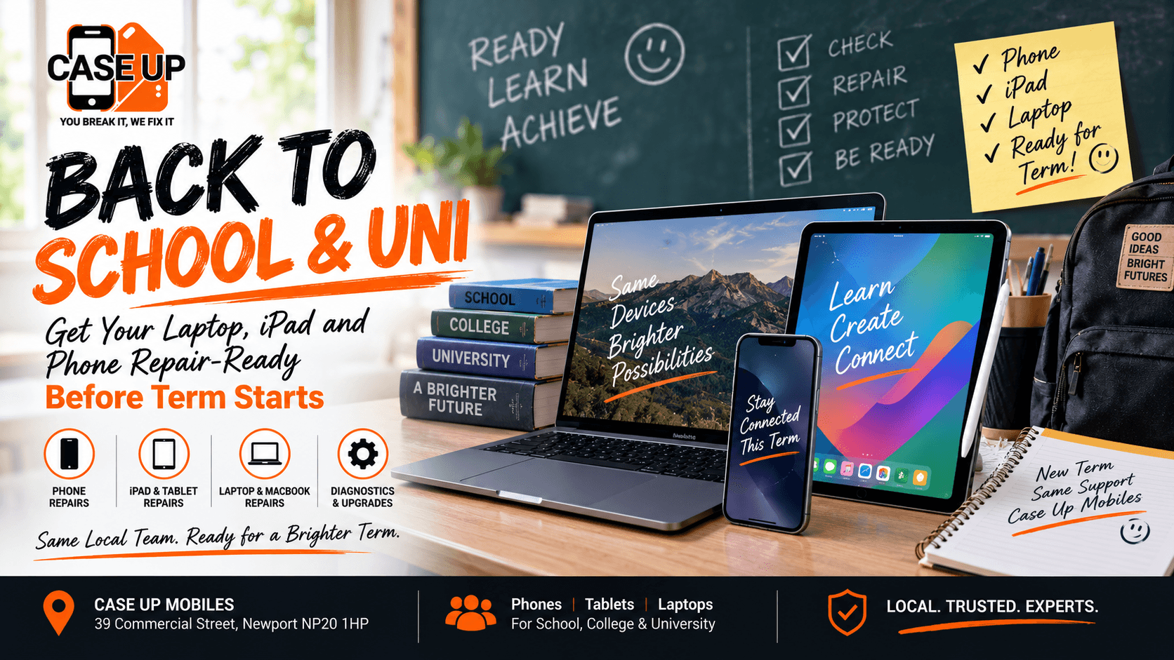 Back to School and Uni: Get Your Laptop, iPad and Phone Repair-Ready Before Term Starts
