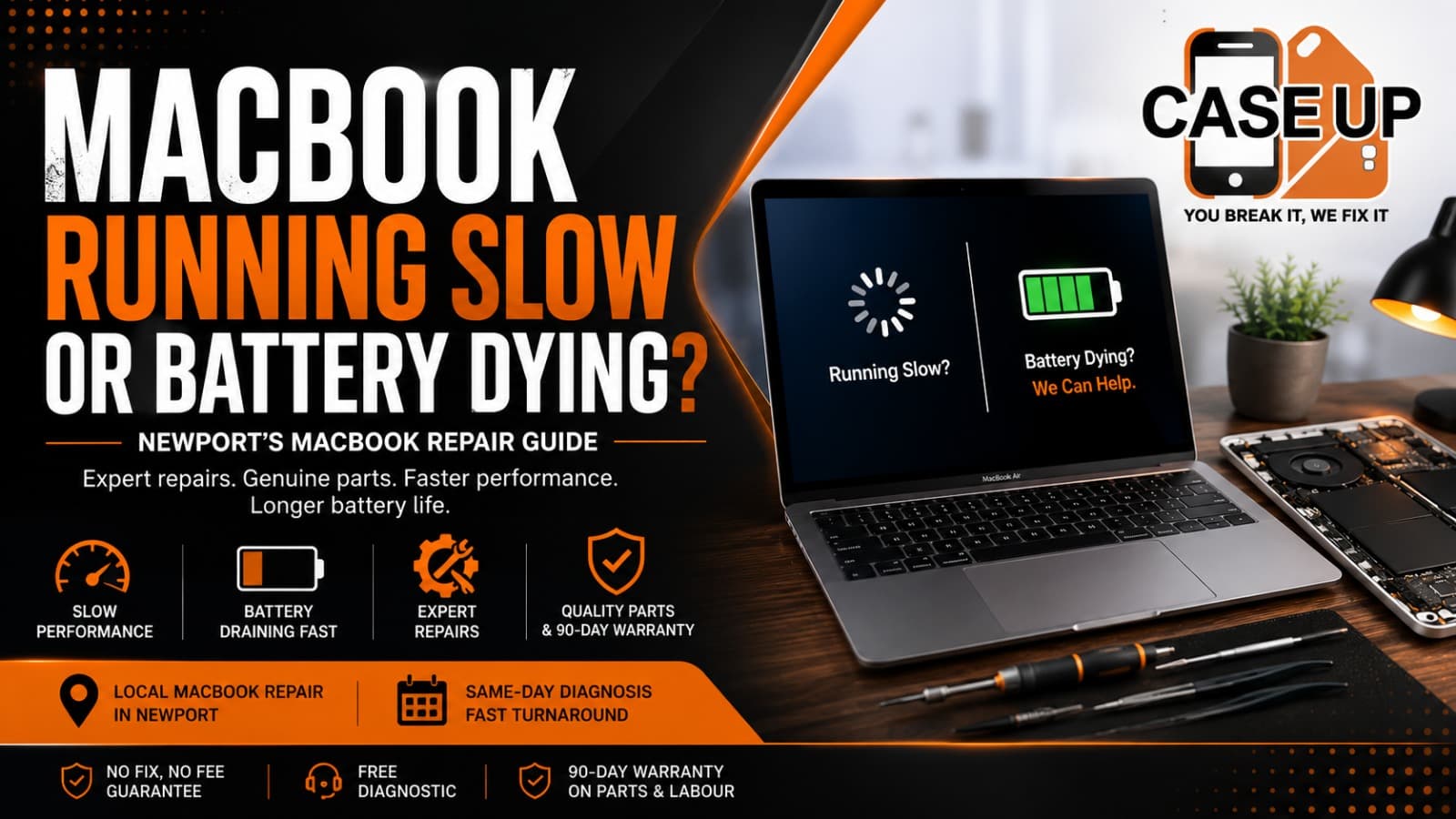 MacBook Running Slow or Battery Dying? Newport's MacBook Repair Guide